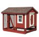 Chicken Coop Combination A-Frame 5' x 7' Duratermp Custom Order