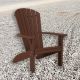 Finch Sea Aira Poly Adirondack Chair - Brown