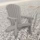 Finch Sea Aira Poly Adirondack Chair - Light Grey