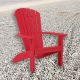 Finch Sea Aira Poly Adirondack Chair - Red