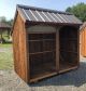 Firewood Shed - 4' x 8' Colonial-Style Rustic Pine - Custom Order
