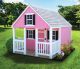 8' x 10' LP SmartSide A-Frame Playhouse with Porch - Custom Order