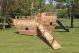 Small Boat Wood Playset with 10' Slide - Custom Order