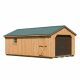 12' x 24' Timberline Pine Board and Batten One Story One Car Garage - Custom Order