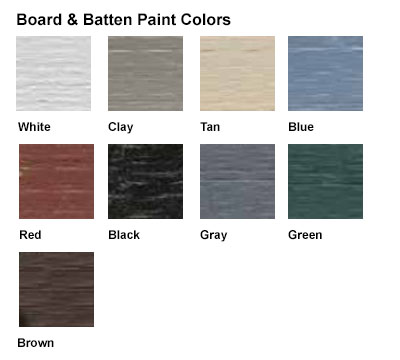 Board & Batten Paint Colors