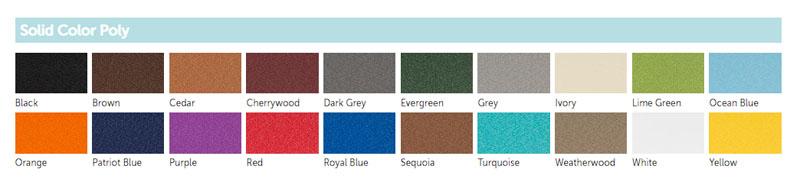 Finch Poly Color Choices