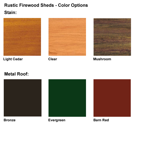 Pine Firewood Color Choices