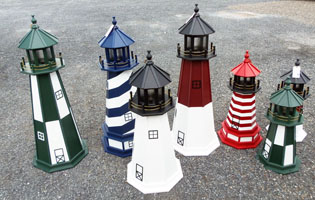 Lighthouses at our Red Hook, NY location