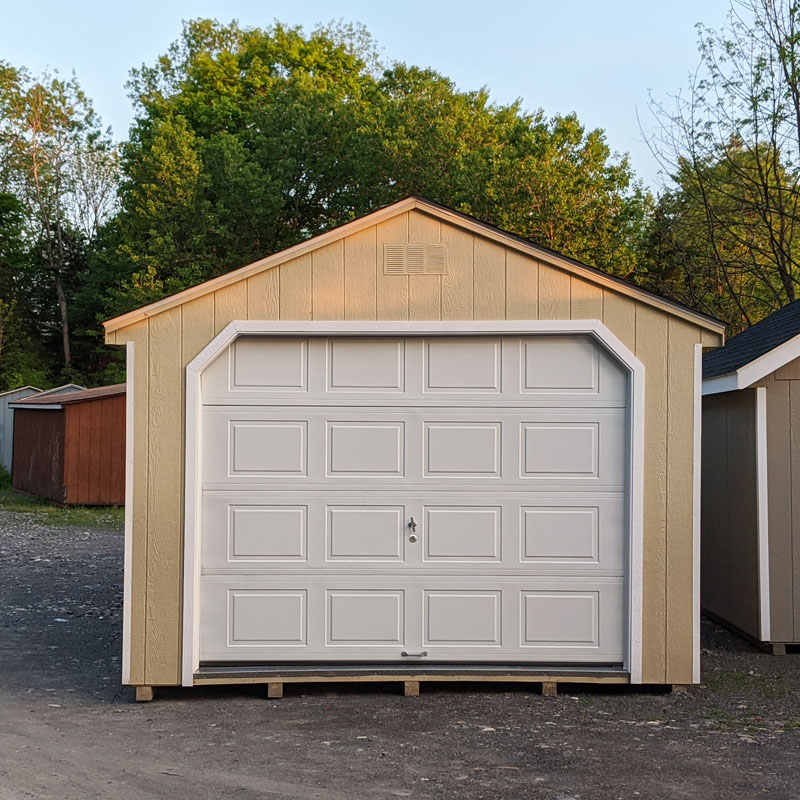 A-Frame Cottage One-Car Garages