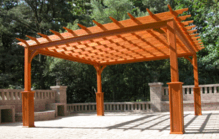 Traditional Wood Pergola