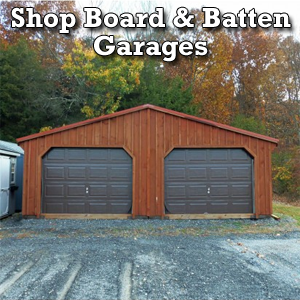 Shop Board & Batten Garages